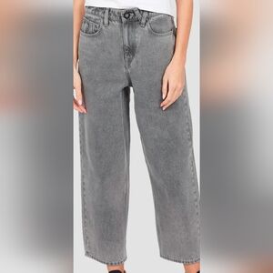 Woman's Weellow Denim Volcom Grey Wash Jeans Size 26